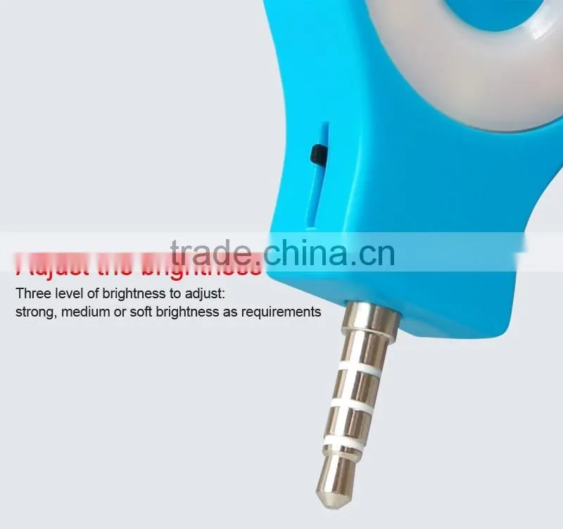 China Factory Mini 8 LED Portable Selfie Light Mobile Phone Camera Flash Using At Night