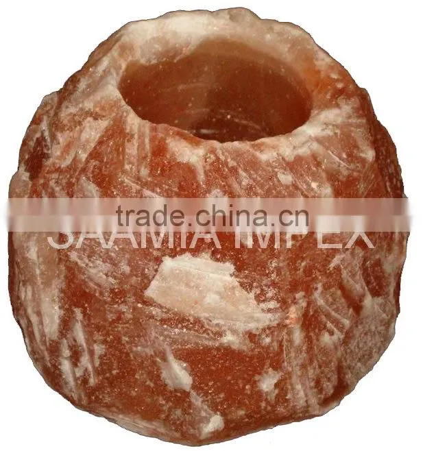 Beautiful Himalayan Salt Natural Candle Holder