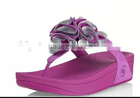 Women's Beach Wedges Platform Massage Thong Slippers Flip Flops Sandals
