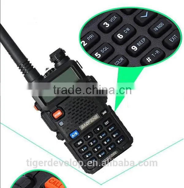 walkie talkie baofeng uv5r portable vhf uhf dual band handy talky
