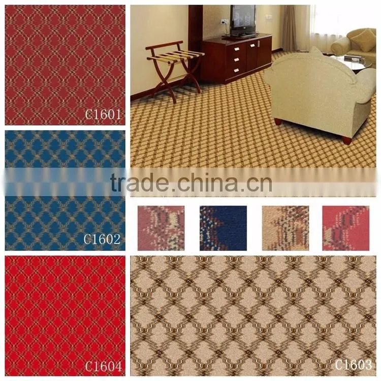 PP Material Cut Pile Flexible Wall To Wall Carpet