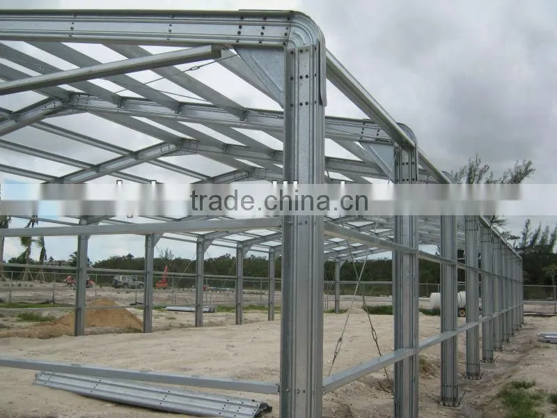 China Low Cost Steel Prefab House workshop warehouse