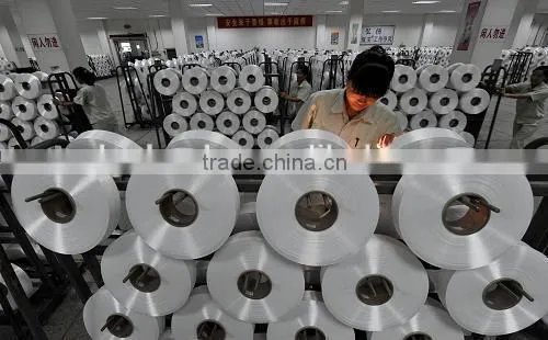 100% polyester recycled yarn poy 150D/48F TBR