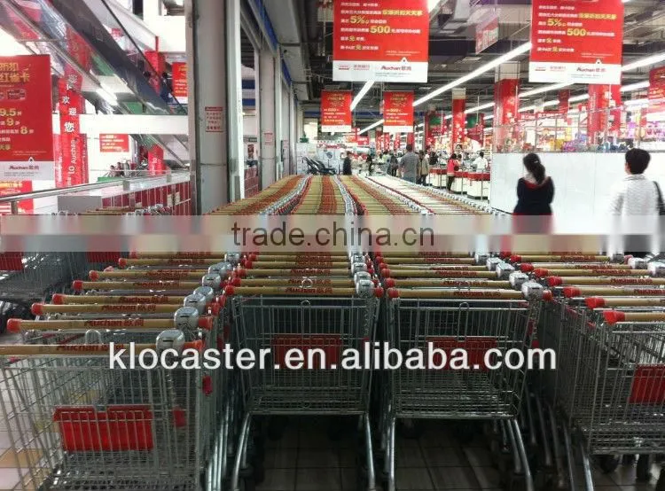 Shopping trolley lock