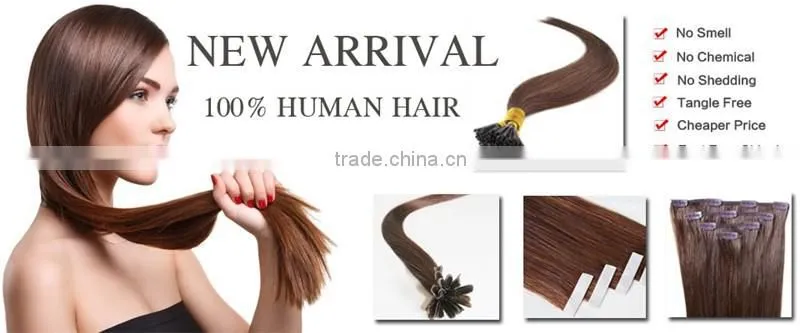 Wholesale Indian hair weave I tip hair extenion wholesale hair weave