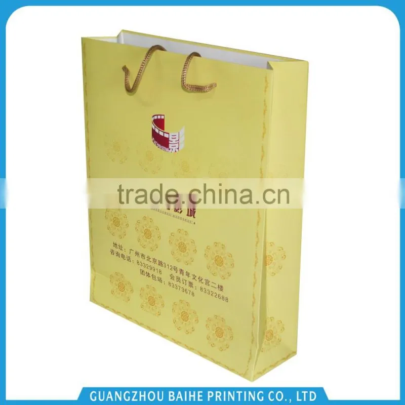 Custom low price craft paper printing bag