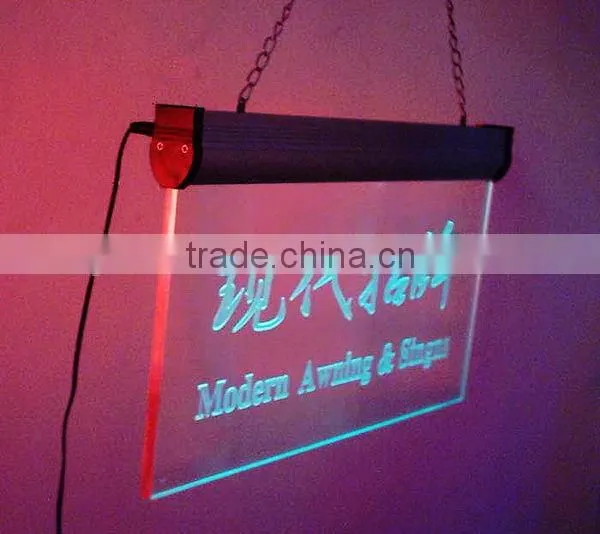 Designer unique acrylic metal letter led sign