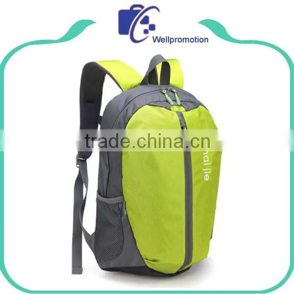 Large polyester oem travel backpack bag
