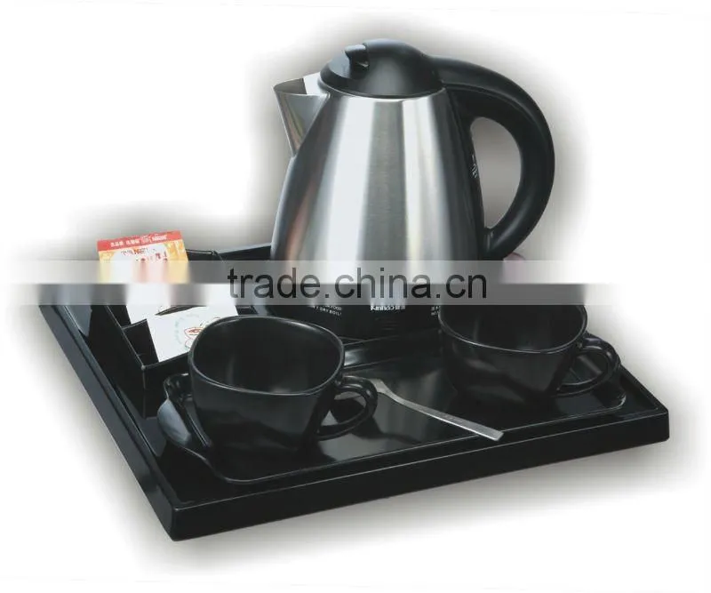 JK-5 Stainless Steel Electric Kettle with trays