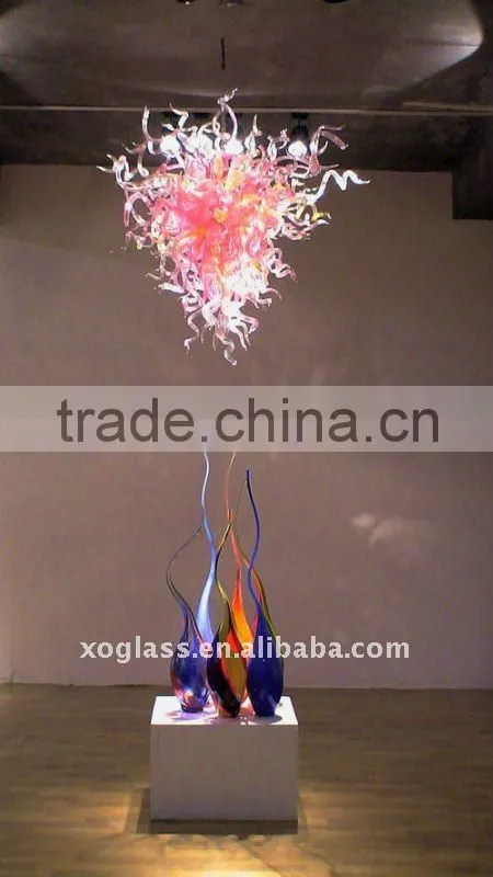 crystal chandelier xo-8809 and hand blown glass art chandelier