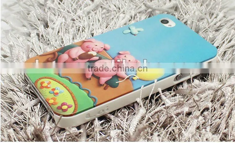 high quality fashion novelty mobile phone cover case for Iphone 4/4S