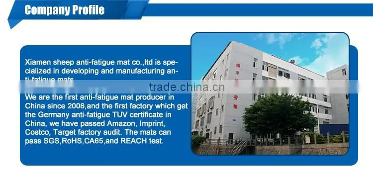 Hot sale soft customized anti-fatigue waterproof salon-used mat