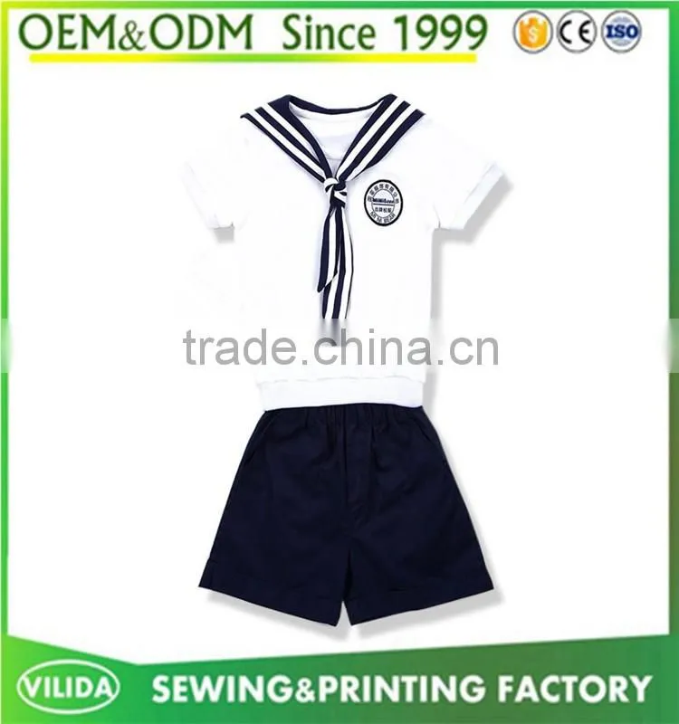 Japanese style primary school uniform high quality sailor uniform kindergarten uniform