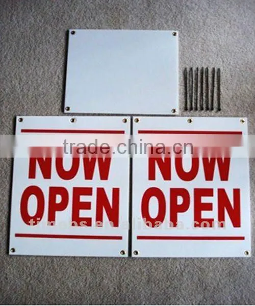 Outdoor corrugated pastic caution sign