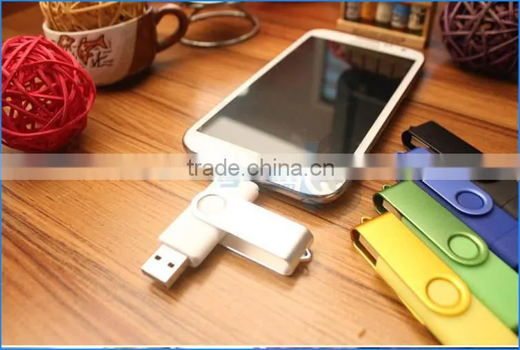 100% Real Capacity NEW OTG USB flash drive colorful pen drive 4GB 8GB 16GB 32GB metal usb stick Support Smart phone PC U disk