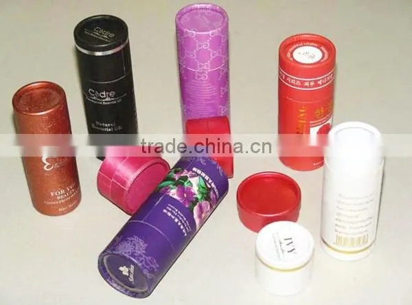 Wholesales custom handmade paper tube packaging, square paper tube box foressential oil