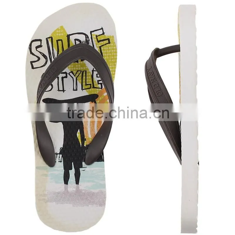 new fashion non-slip boy EVA flip flops kids beach slippers