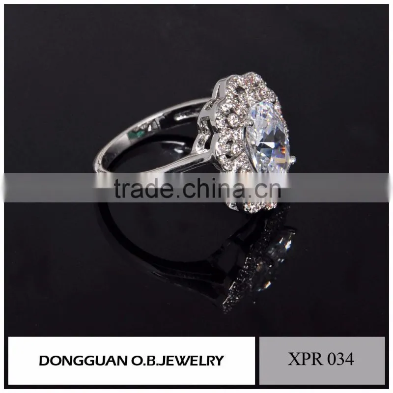 2016 Trending Latest Wedding Designs Gold Jewelry Diamond Rings for Women