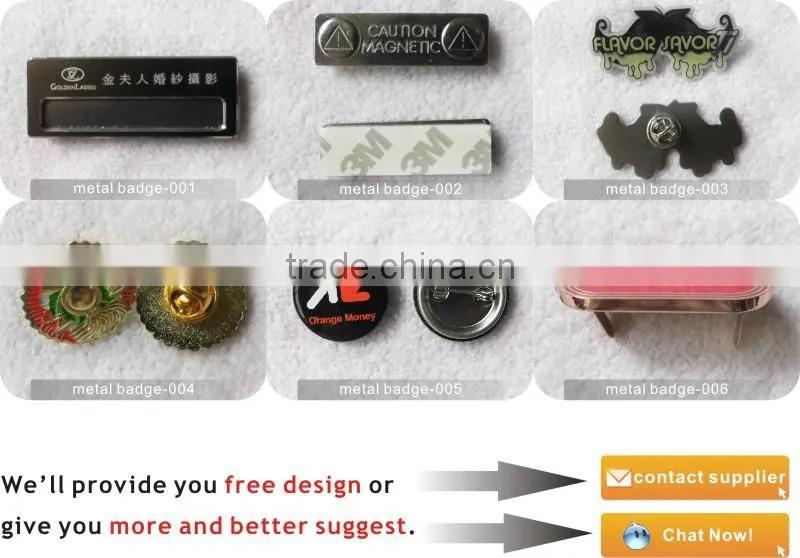 black metal pin/custom made metal pin