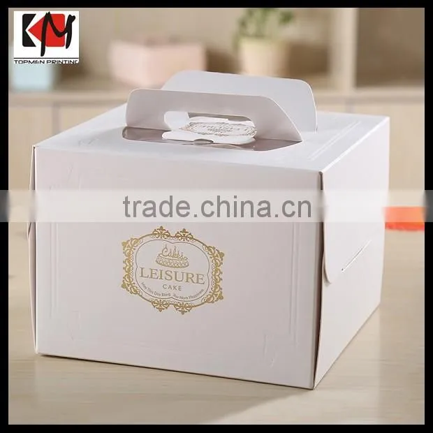 Full Color Printed Cake Box Custom Cake Box Design
