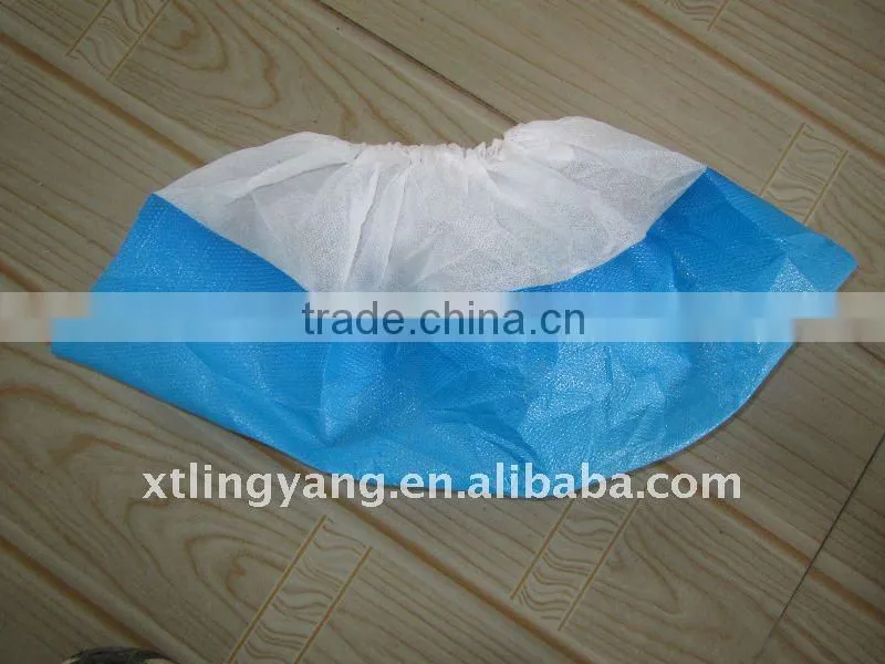 Disposable Surgical Shoe Cover PP+CPE Shoes Cover