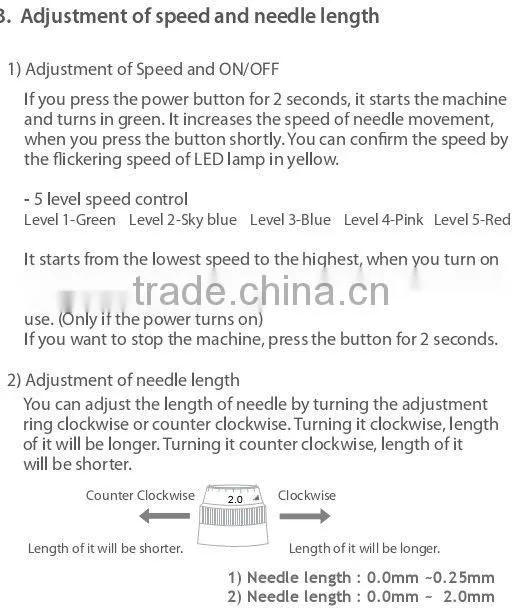 Facil instrument Automatic 12 in Derma Roller