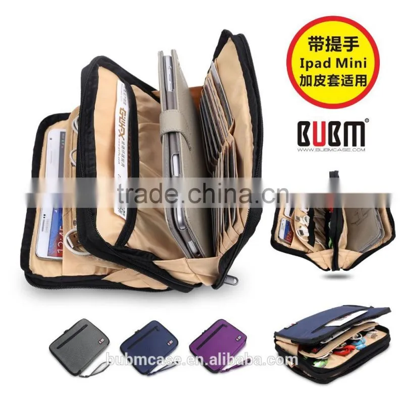 Grey 7.9 inch Tablet Case for Notebook Tablet Sleeve Pouch Portable Electronics Accessories Organizer