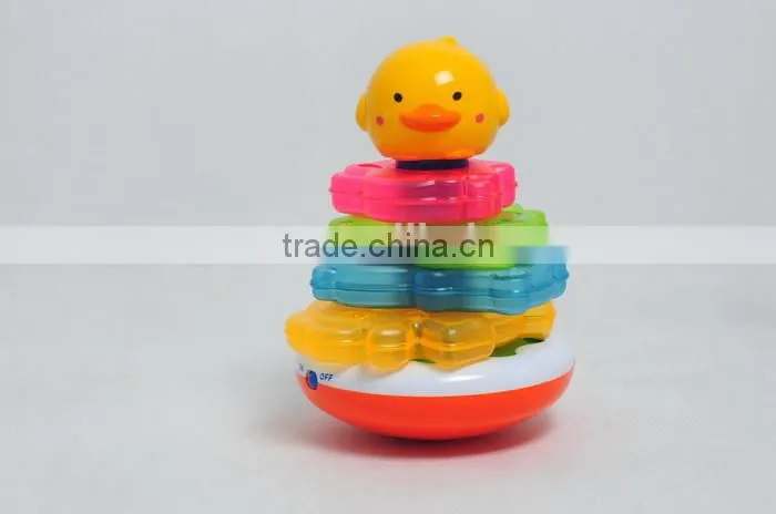 Musical Ring Toss Toy Roly-poly Dolls