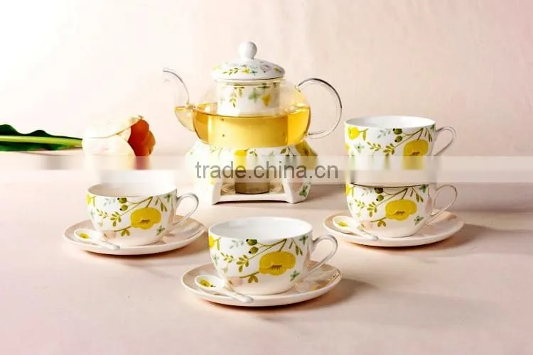 Hot Sale Good Quality Creative Customized Bone China Ceramics Tea Set