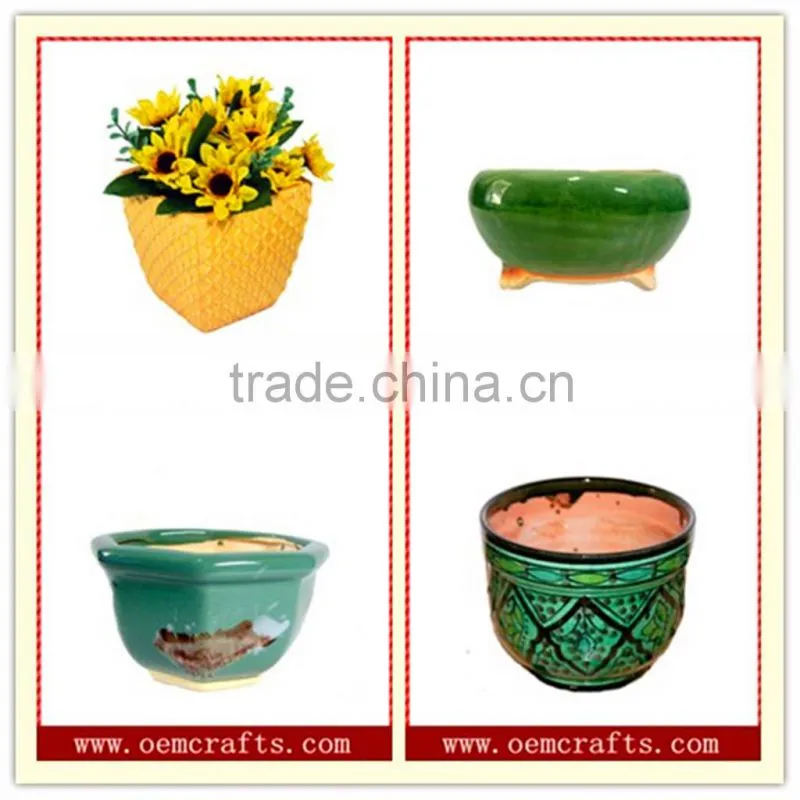 Glazed Ceramic planter holder wholesale planter pot