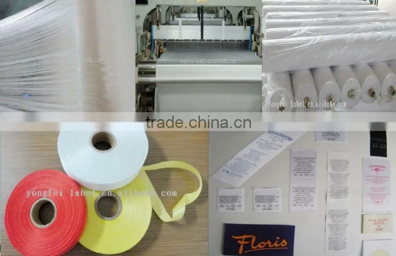 100%polyester satin ribbon for label printing