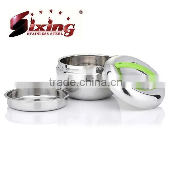 Apple Shape Stainless Steel Keep Warm Food Carrier