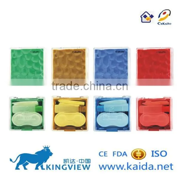 cheap transparent contact lens box Contact Lens Look Case