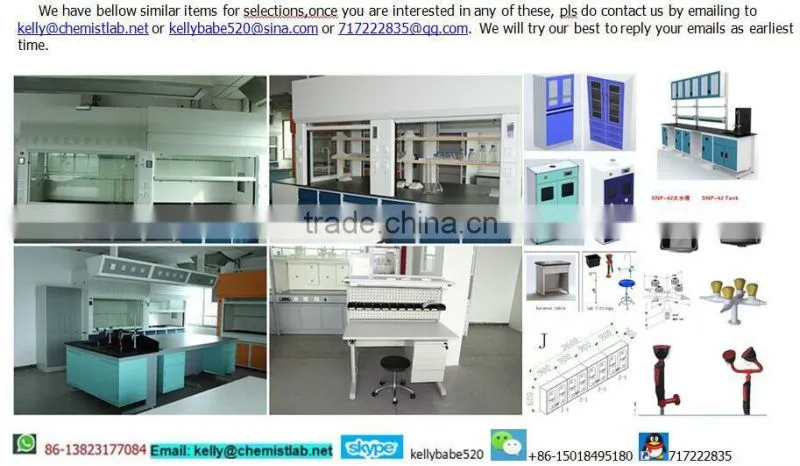 Laboratory Chemical Steel Fume Hood With Centrifugal Fan