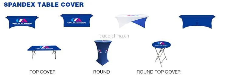 custom trade show table cover in lycras