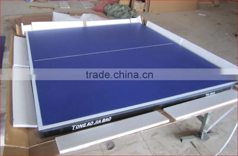 Folding Ping Pong Table with Movable Foldable Lift Function