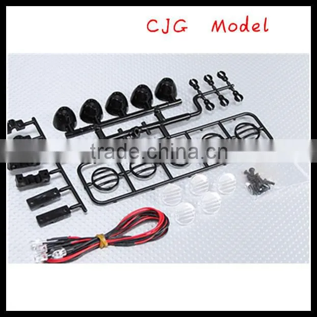 RC Roof Top Spot roof Light Set (3)LED with for 1/10 Car Buggy Crawler