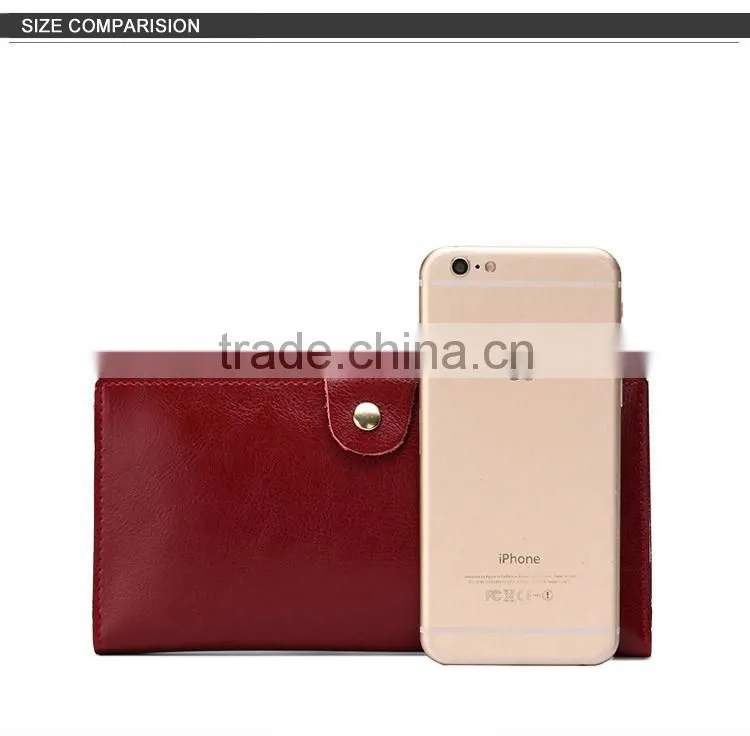 Hot Sale Fashion Women Leather Card Holder Multiple Wallet Custom Dollar Wallet