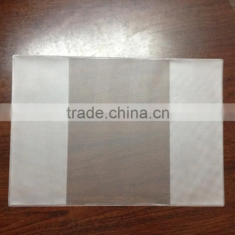 clear pvc book cover