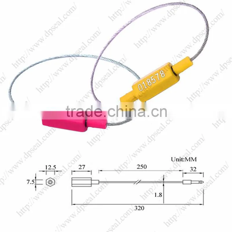 Cargo Safety Cable Wire Seal Metal Seal Tag DP-026CY