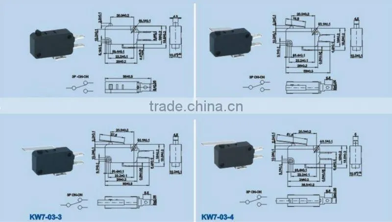 'SS-12E04 mini slide switch