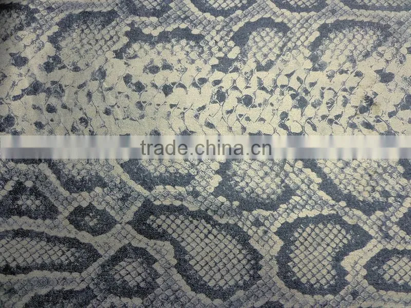 Snake Skin Printed Fabric for Denim Pattern 2m1320