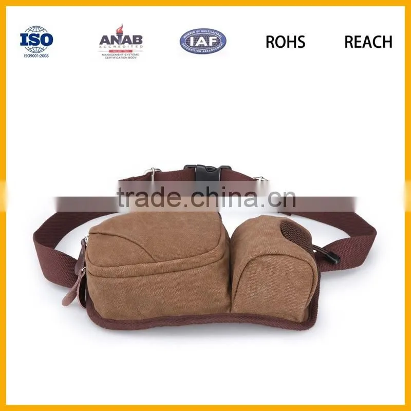 Men Nylon Waist Fanny Pack Watter Bottle Tactical Military Hiking Assault Bag
