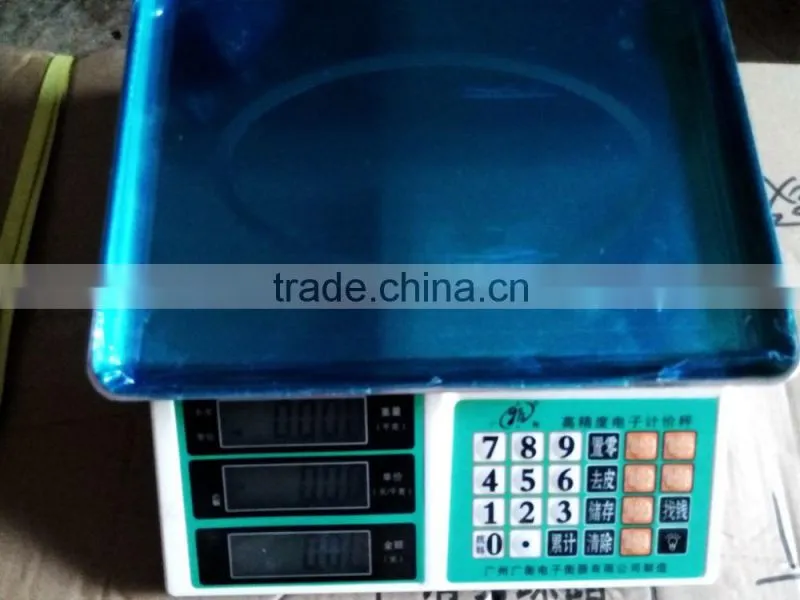 electronic price computing scale 30kg,digital price scale electronic bench scale with steel pan