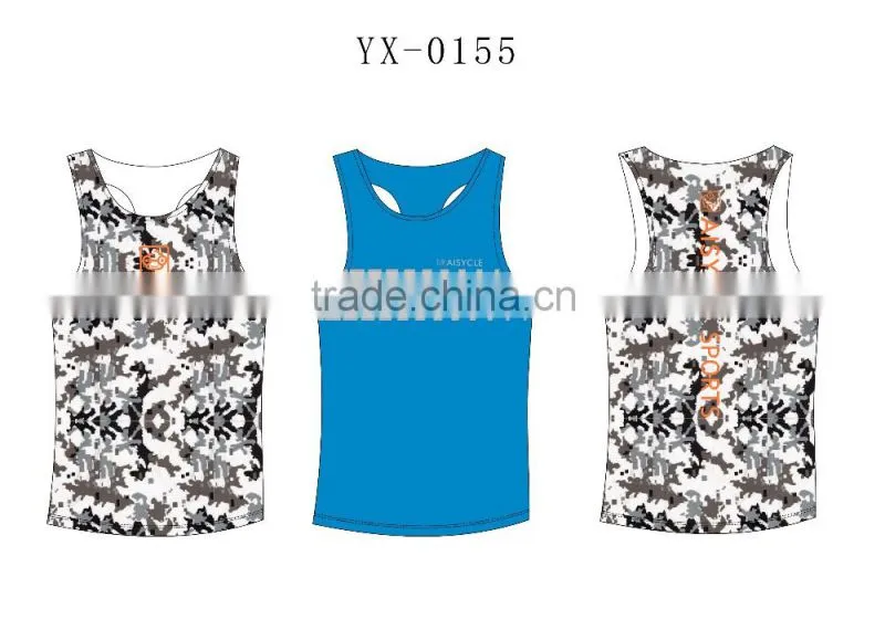 High Quality Gym Singlets Mens Tank Tops Stringer Custome Made Bodybuilding Fitness Sport Clothes