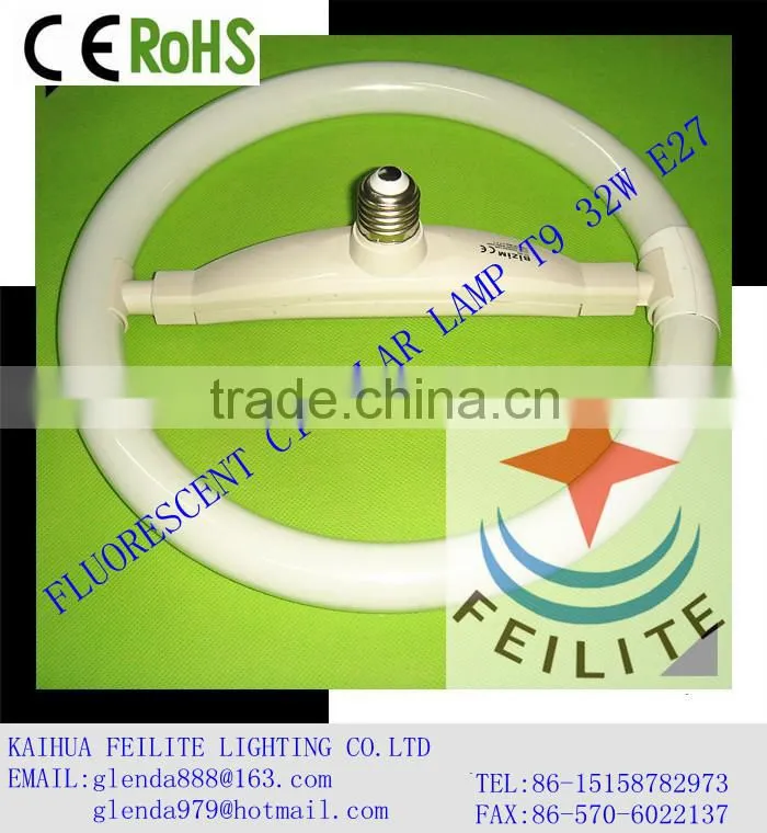 simit fluoresant T9 set ampul circular fluorescent lamp