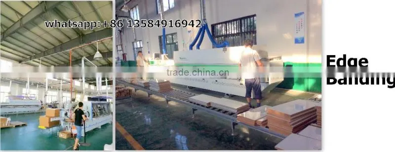 PET MDF kitchen cabinet doors with edge banding and handle
