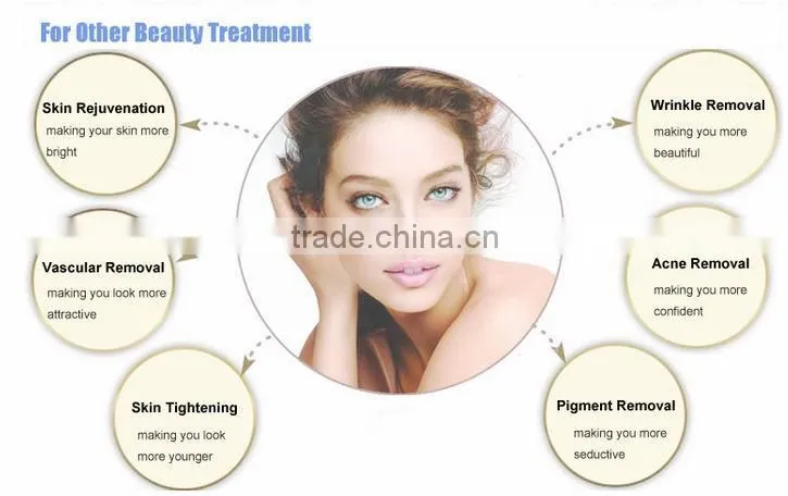 Ipl+rf skin rejuvenation&hair removal machine