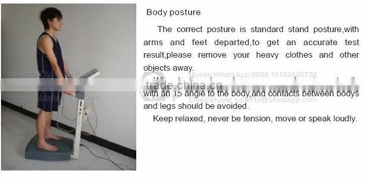 2015Hot body composition elements analyzer for human health status analysis
