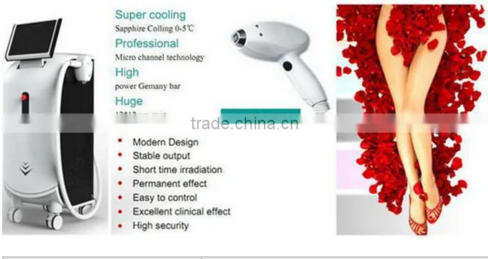 Hottest newest double pulse 808 diode laser portable